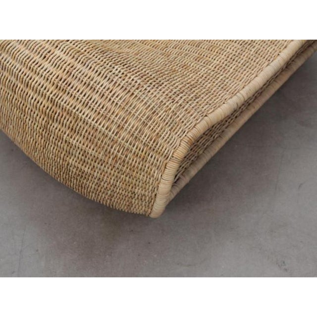 Snug Lounge Chair in Rattan For Sale - Image 12 of 13
