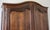 Wood Antique French Louis XVI Carved Oak 2-Door Armoire For Sale - Image 7 of 14