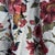 Pair of drapes in the style of Waverly or Schumacher. Fully lined. Heavy. Of a lovely bird and butterfly floral chintz...