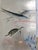 Chinoiserie Silver Leaf Chinoiserie Hand-Painted Underwater Ocean Mural (Set of 4) For Sale - Image 3 of 5