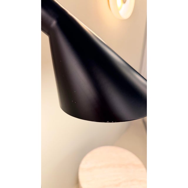 Mid-Century Modern Mid-Century Modern Louis Poulsen Aj Black Floor Lamp For Sale - Image 3 of 3
