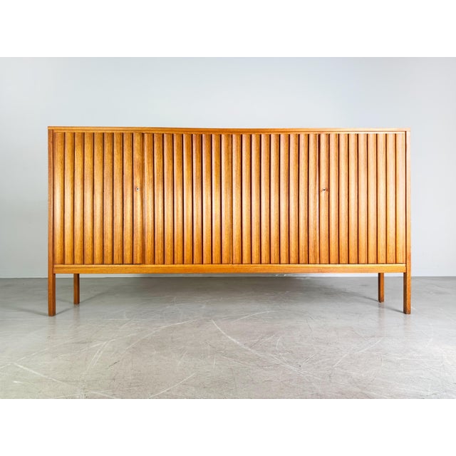 We are offering for sale a beautiful and very rare XXL highboard by Bub Wertmöbel Germany from the 1970s. Measuring...