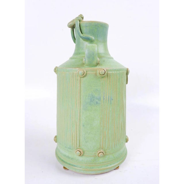 V Chin Celedon Porcelain Studio Pottery Bottle Vase Vorakit Chinookoswong For Sale - Image 4 of 9