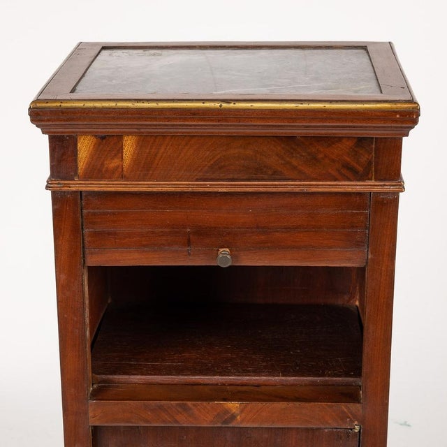 19th Century French Empire Style Ormolu Mounted Wood & Marble Pedestal, 1890s For Sale - Image 13 of 18