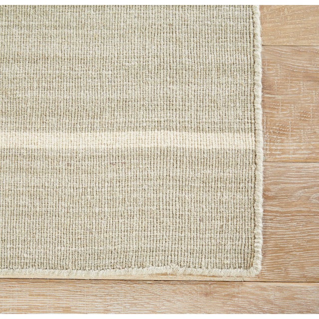 Jaipur Living Cape Cod Handmade Stripe Gray/ White Area Rug 4′ × 6′ Chairish