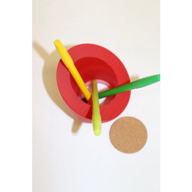 Mid-Century Modern Mid-Century Modern Murano Glass Pencil Holder For Sale - Image 3 of 10