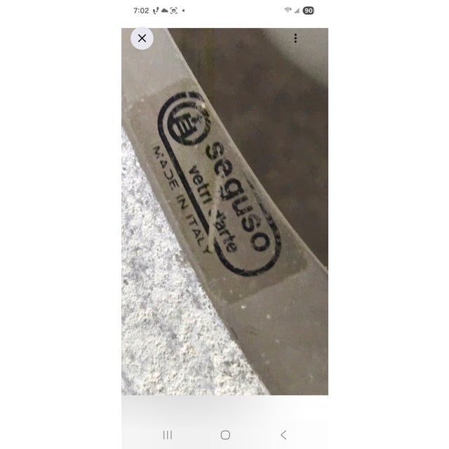 1980s Italian Seguso Murano Frosted Glass Wall Lamp For Sale In New York - Image 6 of 11