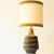 Brown Ceramic Floor Table Lamp by R. Houben, 1970 For Sale - Image 4 of 10