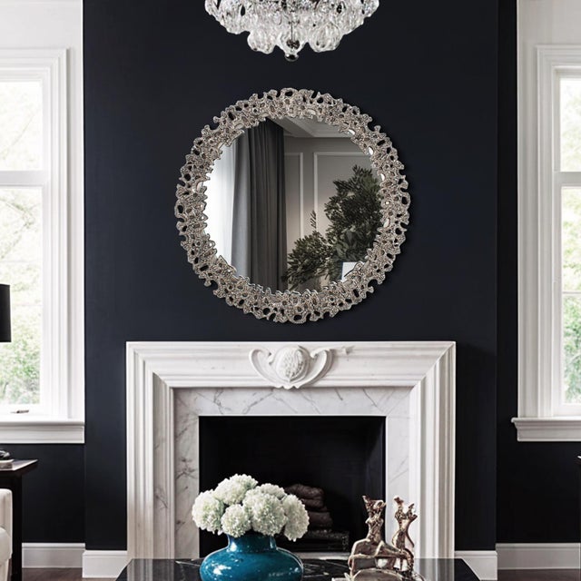 Molten Reef Mirror Round For Sale In Chicago - Image 6 of 8