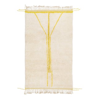 Hand-Knotted Wool Rug by Azele Studio For Sale