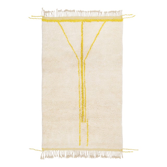 Hand-Knotted Wool Rug by Azele Studio For Sale