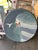 1990s 1990s Round Tondo Painting - Southwestern Indigenous Portrait & Hummingbird- Signed Styled After Frank Howell For Sale - Image 5 of 8