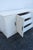 Late 20th Century Omega Hollywood Regency Painted Faux Bamboo Buffet Server Storage Cabinet 6269 For Sale - Image 5 of 18