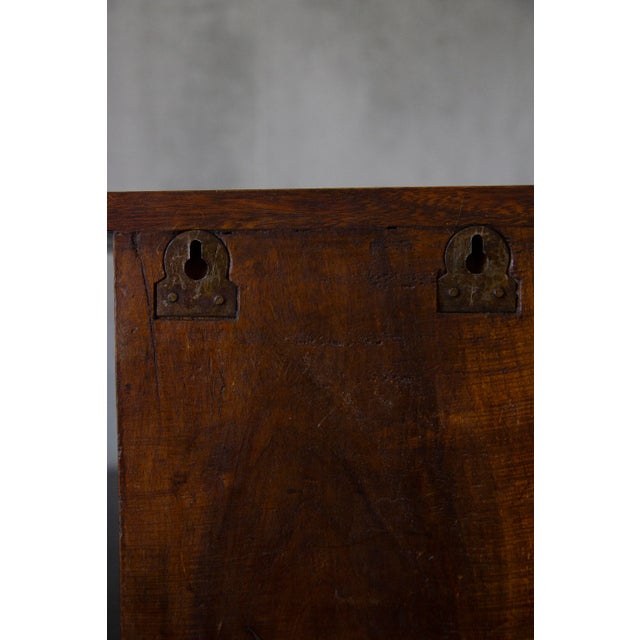 Late 20th Century Indian Hand-Carved Wood Wall Shelf - a Pair For Sale - Image 10 of 11