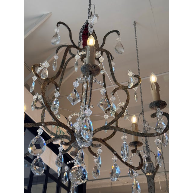 2010s Dennis & Leen Chantilly Chandelier For Sale - Image 5 of 12