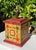 American Vintage Folk Art Game Board Painted Wood Table Lamp For Sale - Image 3 of 11