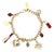 Dolce & Gabbana Gold-Tone Vintage Chunky Multi-Charm Bracelet For Sale