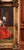 Red 19th Century French Clerical Genre Oil Painting Signed M. Valle For Sale - Image 8 of 9