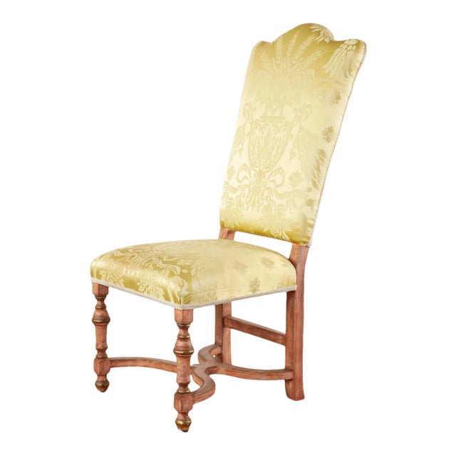 French Louis XIII Style Dining Chairs For Sale