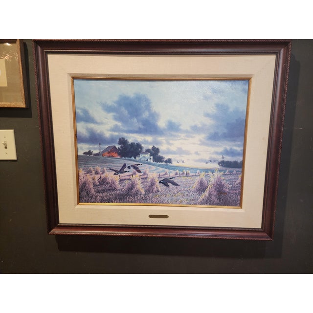 1990s Randy Van Beek Original Oil Painting "Autumn Solitude". For Sale In Seattle - Image 6 of 10