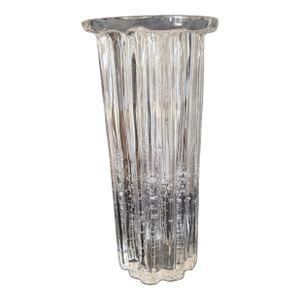 Mid 20th Century Controlled Bubble Ice Vase by Tapio Wirkkala for Iittala