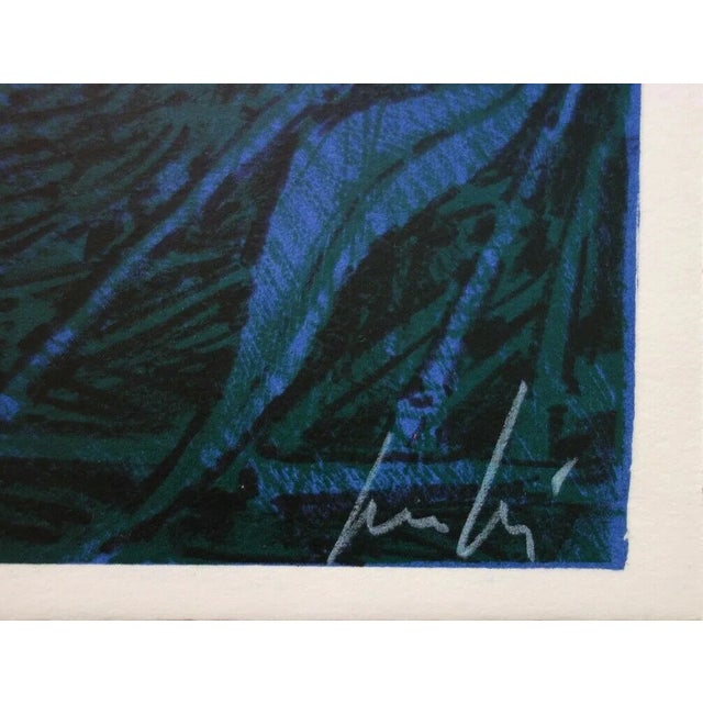 Contemporary Cesare Peverelli Signed Lithograph Densite Feu 1972* For Sale - Image 3 of 3