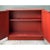 Vintage Lane Red Cabinet With Ornate Medallions For Sale In West Palm - Image 6 of 14