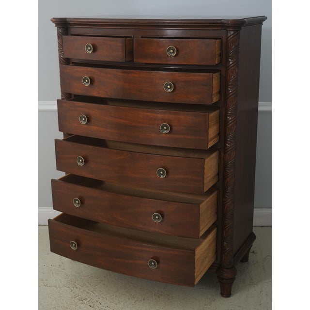 Traditional Stickley Antiquities Collection Mahogany High Chest For Sale - Image 3 of 14