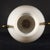 Venini Primavera in Murano, White Opaline Glass with Gilt Handles, Chiseled Bronze Base, 20th Century For Sale - Image 13 of 14