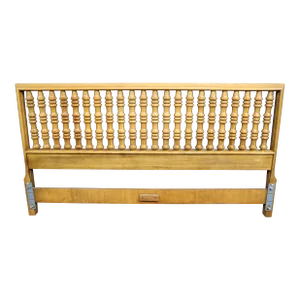 Mid Century Cherry Spindle Headboard King