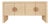 Matthew Izzo Home Colt Natural Grasscloth Four Door Buffet With Cerused Oak Handles For Sale