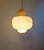 Scandinavian Pendant Light in Mustard-Colored Opaline Glass by Hans-Agne Jakobsson for Staff Leuchten, 1970s For Sale - Image 9 of 15