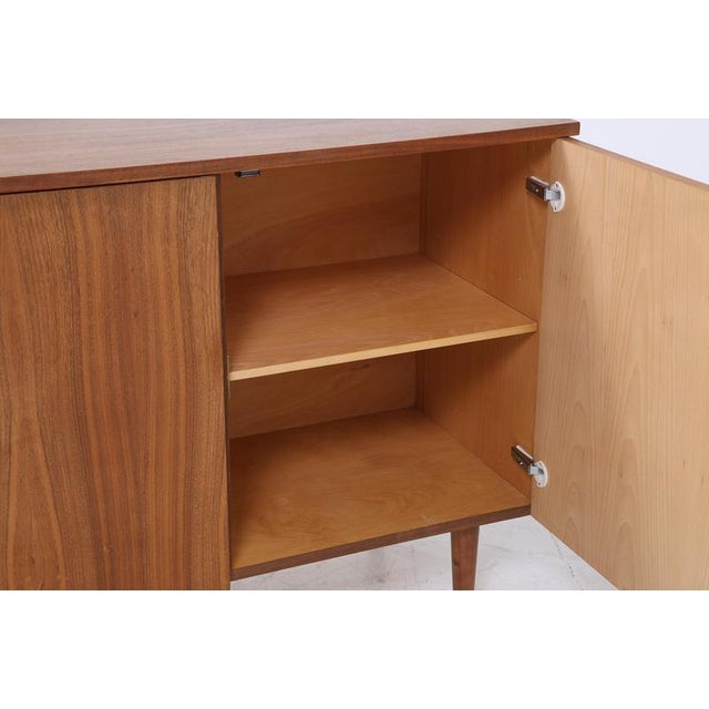 Vintage Walnut Sideboard with Drawers and Compartments, 1960s For Sale - Image 10 of 11