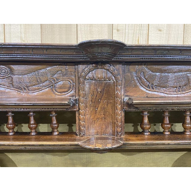 Tan 19th Century Oak Wall Unit For Sale - Image 8 of 12