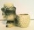 Ceramic Poodle Shawnee Dog Planter Hand Painted Porcelain Puppy Usa VTG MCM 1950s For Sale - Image 4 of 9