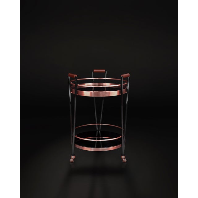 Crossroads Bar Cart by Porus Studio For Sale - Image 6 of 10