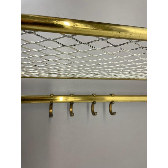 Modernist Brass Coat Rack in the style of Mategot, France, 1950s For Sale - Image 17 of 18