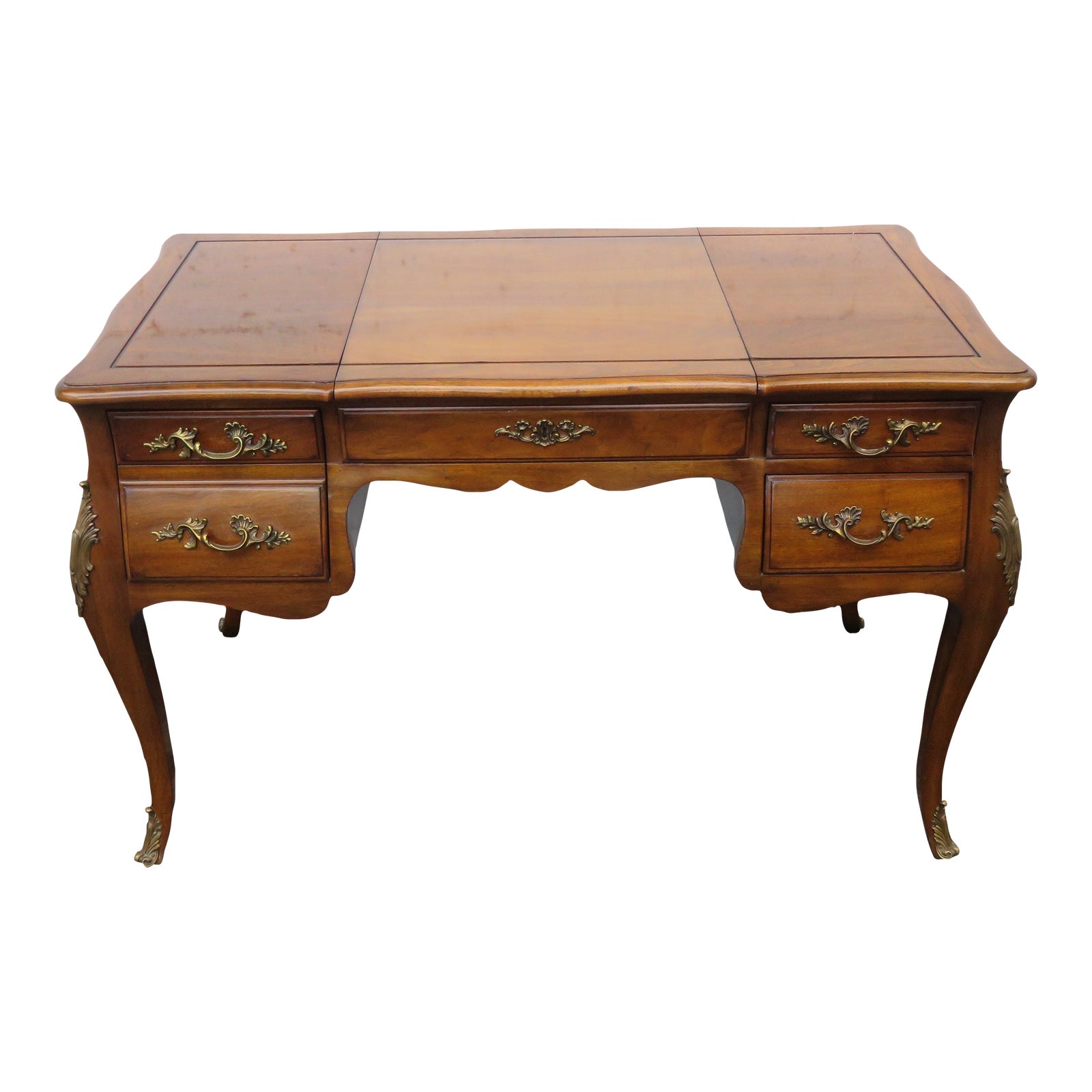 Karges Vanity Makeup Table Writing Office Desk With Flip Up Mirror