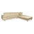 Modern Cream Leather Corner Sofa from Loop For Sale - Image 3 of 18