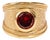 Majestic Ruby Gold Statement Ring, Size 8 For Sale