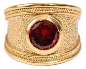 Majestic Ruby Gold Statement Ring, Size 8