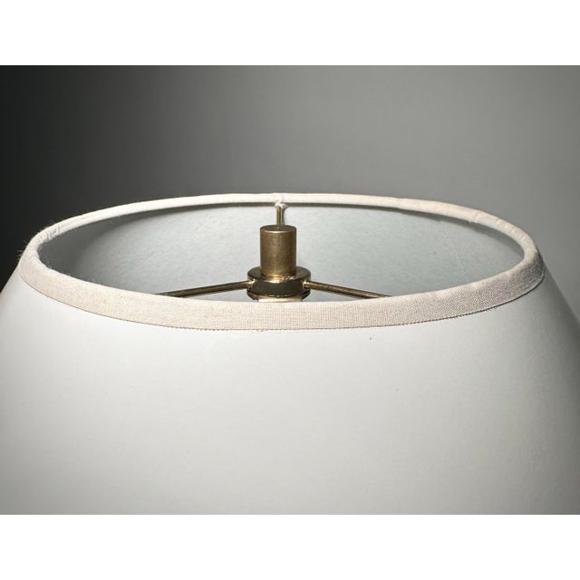 1960s Vintage Laurel Lighting Floor Lamp – Mid-Century Modern Tulip Base – Dark Bronze Finish – Circa 1960's For Sale - Image 5 of 6