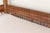 Monumental Reclaimed Teak Floral Jali Canopy Daybed For Sale - Image 10 of 14