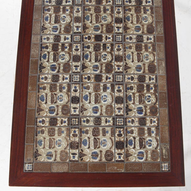 Coffee Tables in Rosewood and Ceramic, 1970s, Set of 3 For Sale - Image 17 of 18