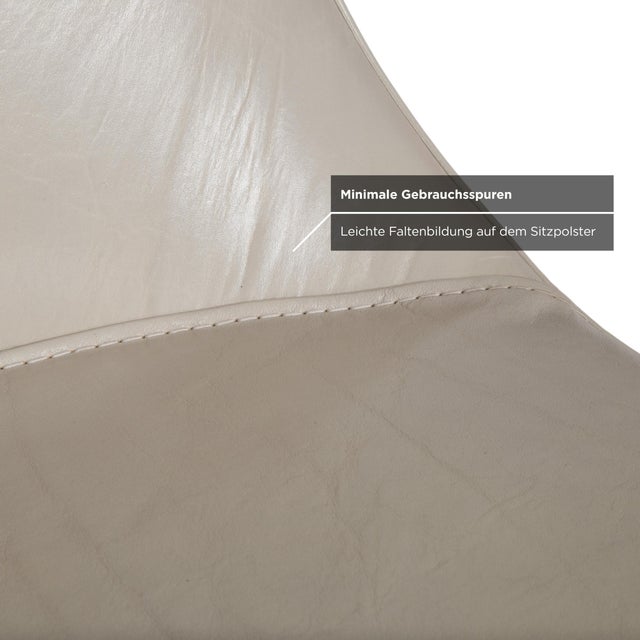 Leather Paloma Chairs in Beige and Chrome from Baxter, Set of 8 For Sale - Image 6 of 13