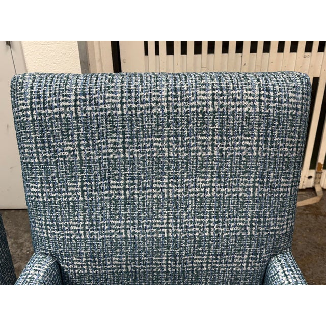 Textile Vanguard Furniture Brattle Road Arm Chairs, Pair For Sale - Image 7 of 12