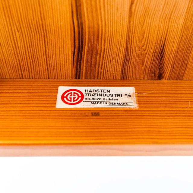 1980s Restored Danish Modern Solid Pine Rolltop Desk by Andreas Hansen For Sale - Image 13 of 18