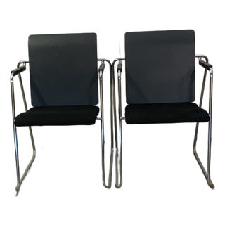 A Pair of Armchairs From Ilian Milinov, 1980s For Sale