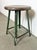 Wood Industrial Green Workshop Stool, 1960s For Sale - Image 7 of 16