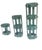 Metal 1970s Set of 3 Brutalist Style Candlestick Holders Cage Design For Sale - Image 7 of 7